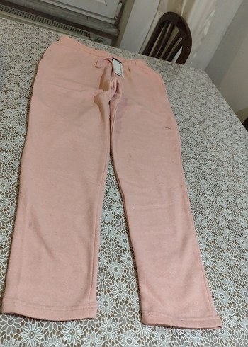 Dantel Detaylı Pudra Pembe Kadın Eşofman Altı - Görsel 2