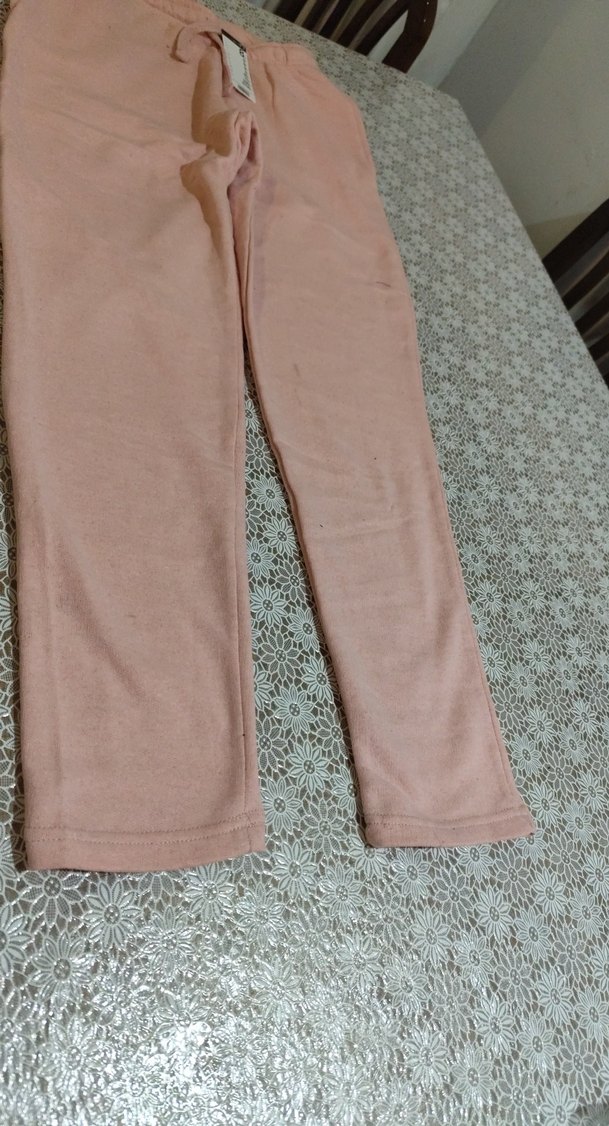 Dantel Detaylı Pudra Pembe Kadın Eşofman Altı - Görsel 4