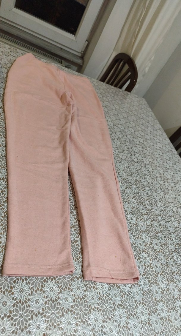 Dantel Detaylı Pudra Pembe Kadın Eşofman Altı - Görsel 5