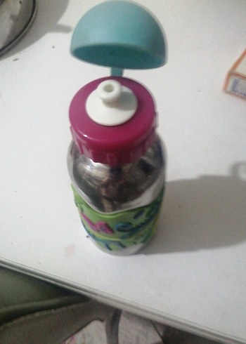 Renkli Bebek Maması Şişesi. Cocuk suluk - Görsel 6