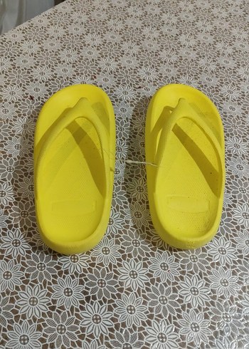 Sarı Kadın Platform Terlik Velcro - Görsel 2