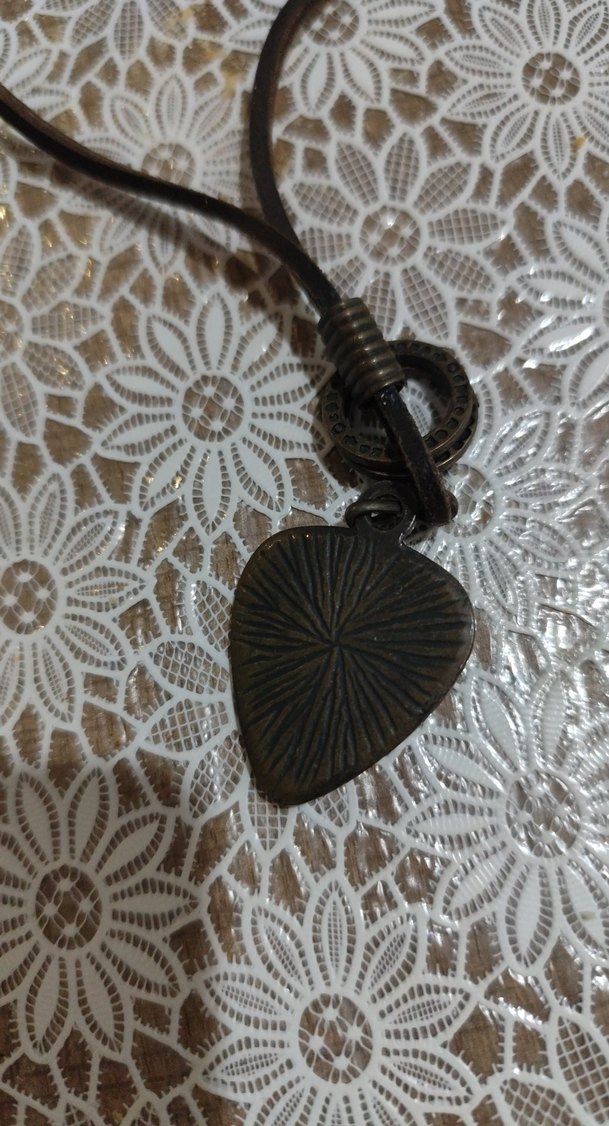 Uzun Siyah Dantel Bohem Yılan Desenli Kolye - Görsel 5