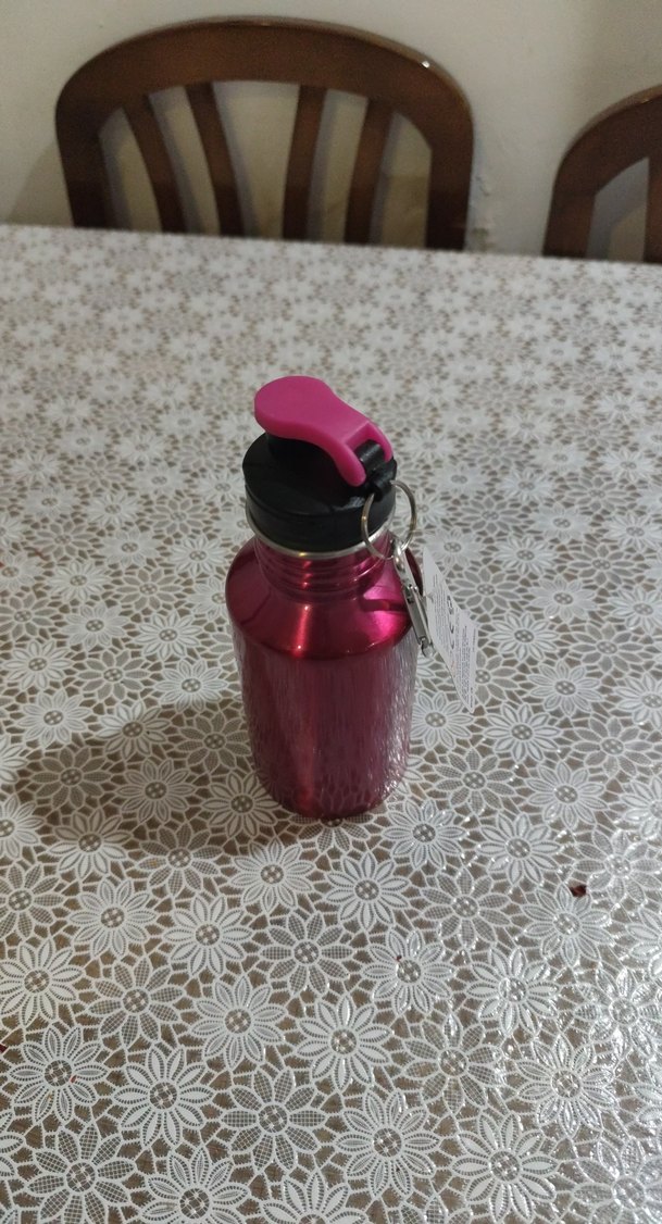 Renkli Pembe Çocuk Termos Matara - Görsel 2