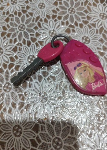Renkli Barbie Püsküllü Anahtarlık - Görsel 4