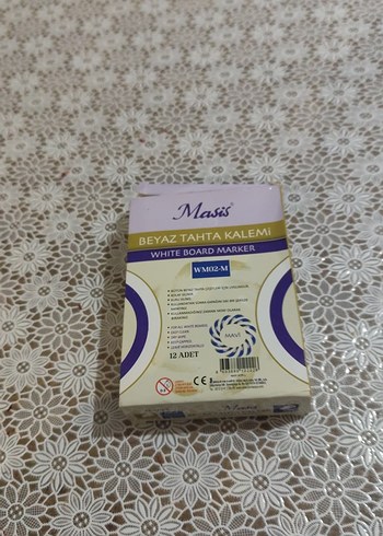 Mavis Masis Beyaz Tahta Kalemi 12'li - Görsel 5