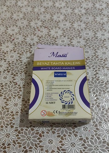 Mavis Masis Beyaz Tahta Kalemi 12'li - Görsel 4