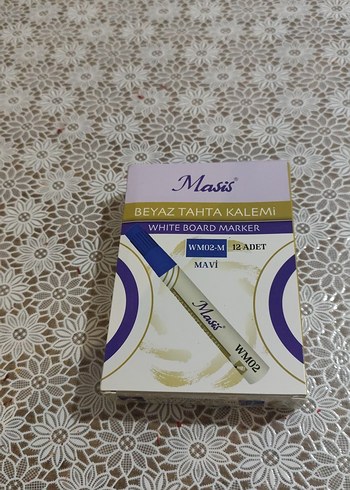 Mavis Masis Beyaz Tahta Kalemi 12'li - Görsel 2