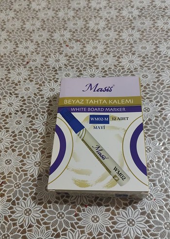 Mavis Masis Beyaz Tahta Kalemi 12'li - Görsel 3