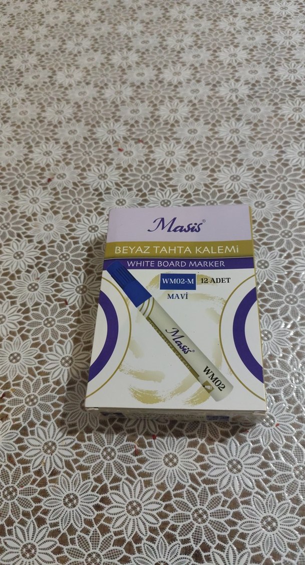 Mavis Masis Beyaz Tahta Kalemi 12'li - Görsel 3