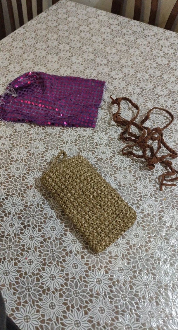 Renkli Nakışlı Bohem Örgü Çapraz Çanta - Görsel 5