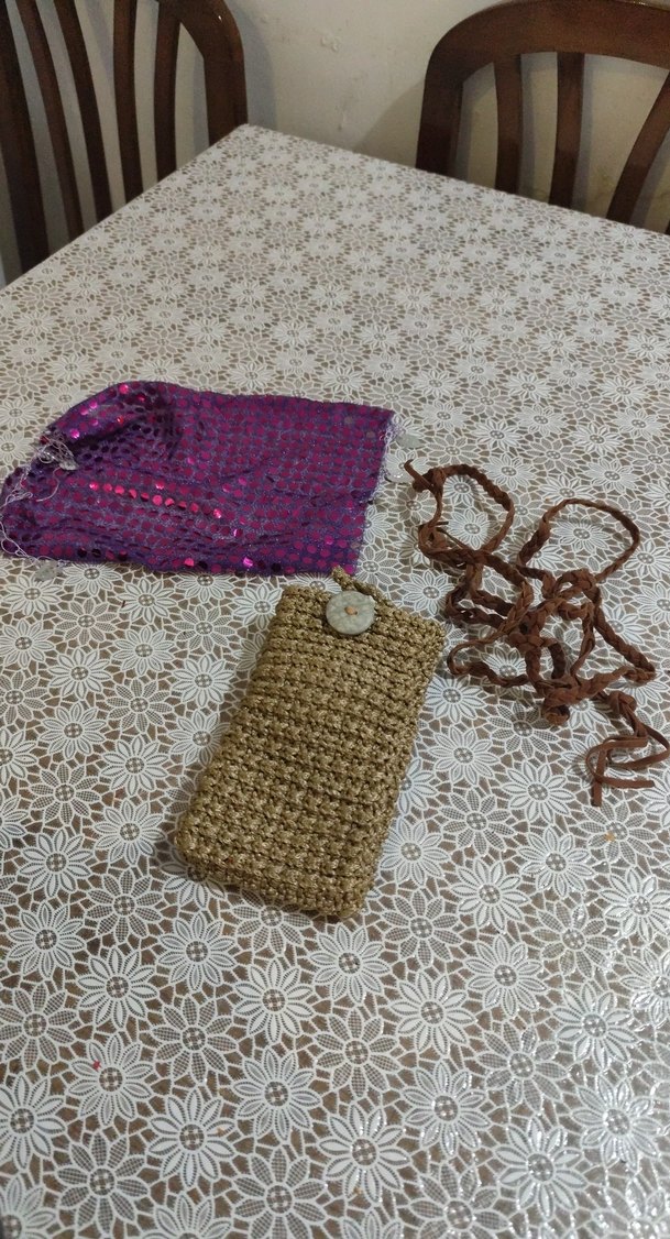 Renkli Nakışlı Bohem Örgü Çapraz Çanta - Görsel 3