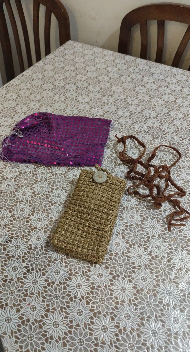 Renkli Nakışlı Bohem Örgü Çapraz Çanta - Görsel 2