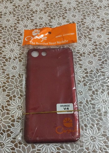 Kırmızı Elastik Bohem Telefon Kılıfı - Görsel 2