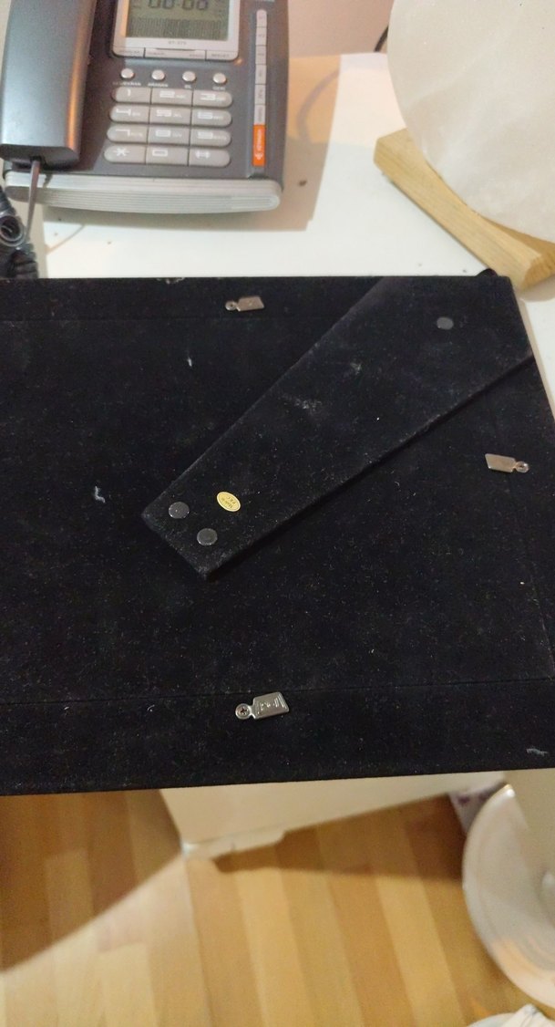 Bej Çiçek Desenli Gri Çerçeve - Görsel 5