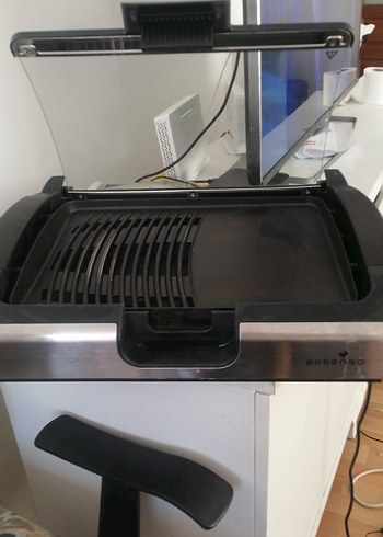 Essenso Siyah Elektrikli Izgara ve Tost Makinesi