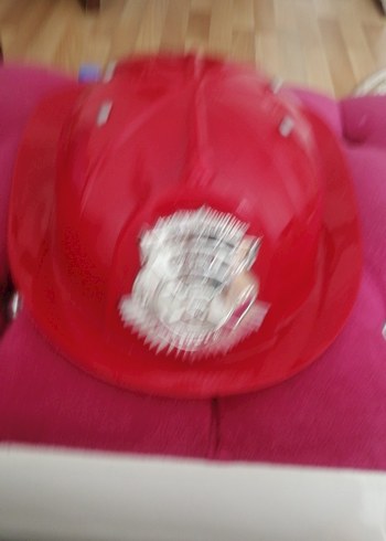 Kırmızı Vintage Baskılı Motosiklet Kaskı - Görsel 3