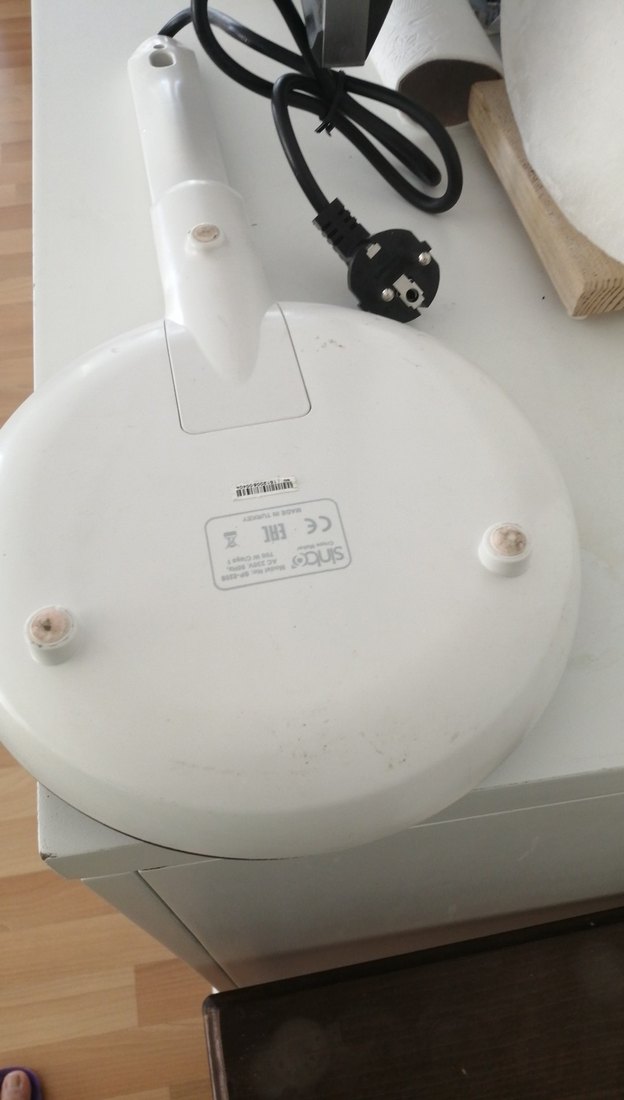 Yuvarlak Siyah Mouse Pad. Krep makıne calısıyor - Görsel 5