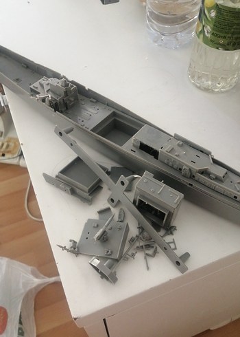  Beden Renk Gri Savaş Gemisi Aksiyon Figürü. Lego eksik parca olabılır
