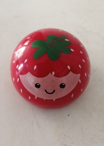 Çilek Desenli Renkli Dudak Parlatıcısı. Oyuncakk - Görsel 2