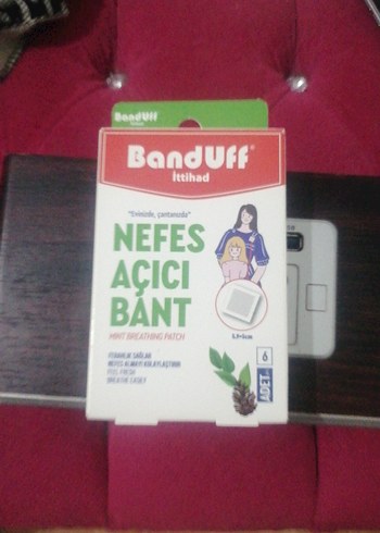 Bordo Nefes Açıcı Bant 6'lı - Görsel 2