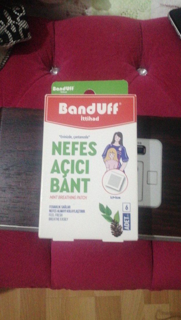 Bordo Nefes Açıcı Bant 6'lı - Görsel 4