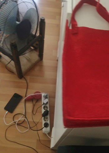 Kırmızı Kareli Bebek Çantası 23  31 8 santim kece - Görsel 8