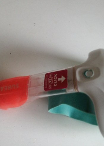 Renkli Turkuaz Yüzme Maskesi Velcro Bantlı - Görsel 7