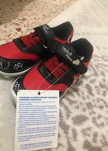 21 Beden Kız çocuk spor ayakkabı