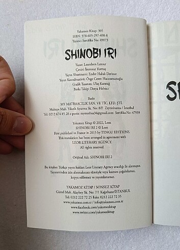 Beden Renk Shinobi İri Manga seti