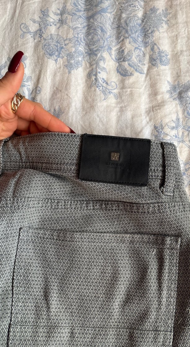 Gri Regular Fit Erkek Pantolon - Görsel 3