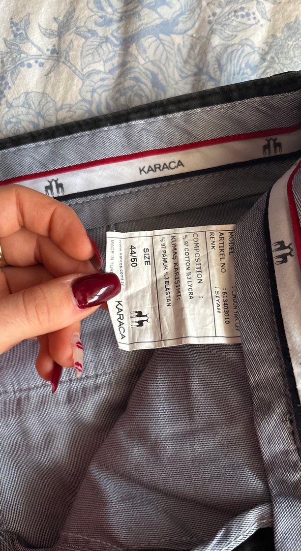 Gri Erkek Denim Pantolon, Düğmeli, Regular Fit - Görsel 3