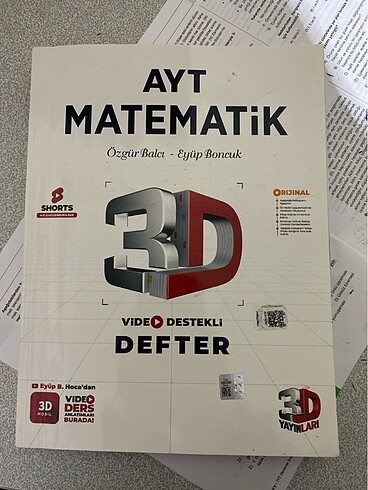Ayt matematik 3D video ders kitabı