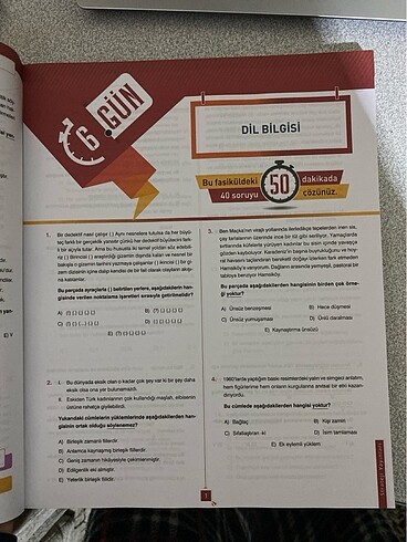Beden Strateji yayınları gün gün dil bilgisi