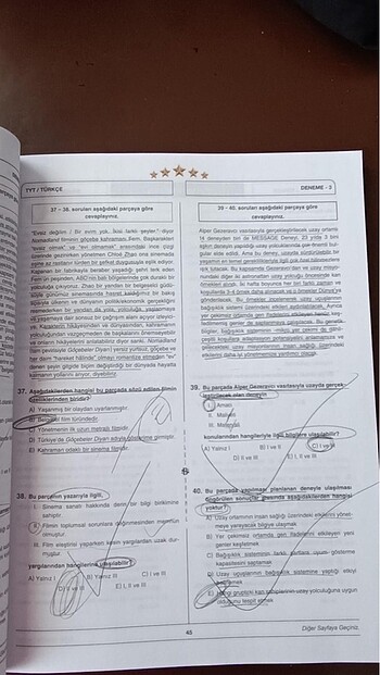  Tyt türkçe bilgisarmal deneme