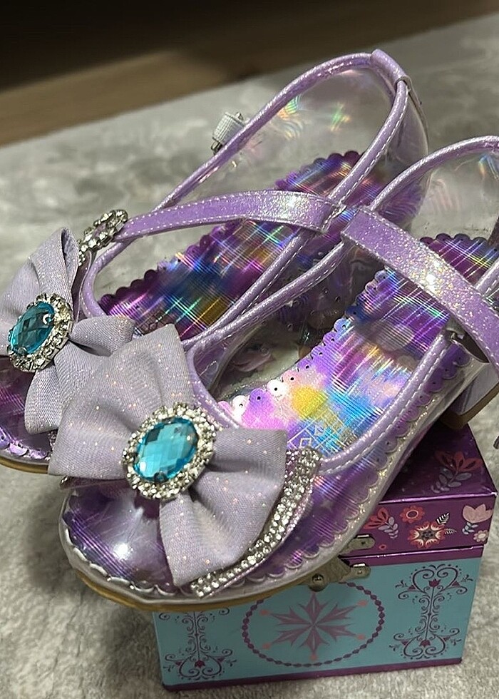 Prenses kız çocuk topuklu ayakkabı - Görsel 2