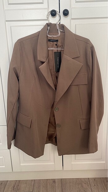 Trendyol Vizon Blazer Ceket