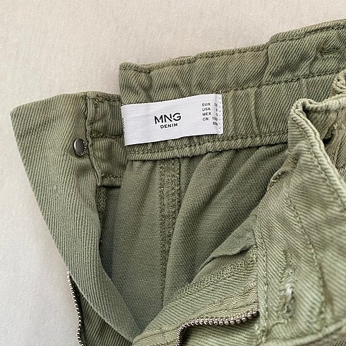 38 Beden Mango Haki Pantolon
