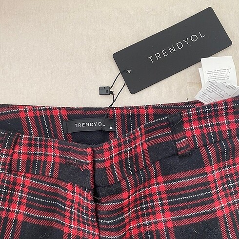 Trendyol & Milla Trendyol Ekoseli pantolon