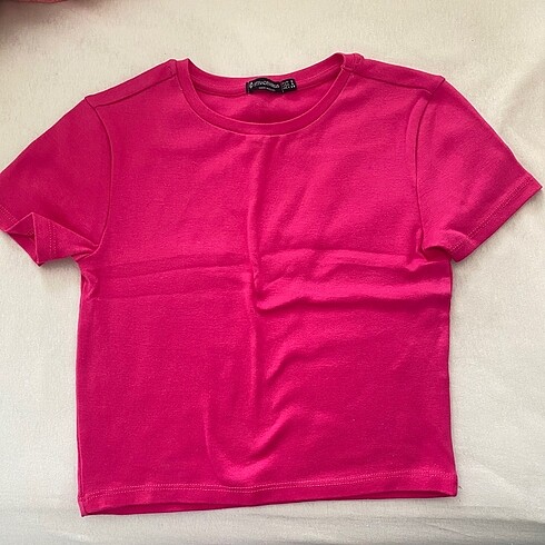 Stradivarius Kısa Kollu Crop T-shirt
