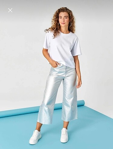 Addax Addax Bisiklet Yaka Basic T-shirt