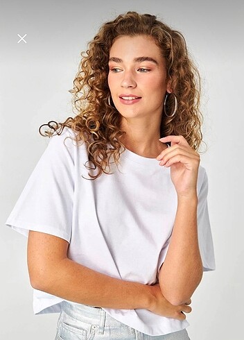 m Beden beyaz Renk Addax Bisiklet Yaka Basic T-shirt