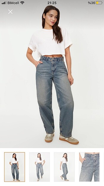 Trendyol & Milla Az giyilmis Baggy pantolon
