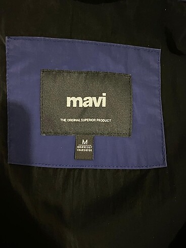 m Beden Mavi mont m beden