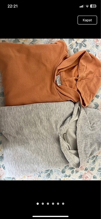 11-12 Yaş Beden çeşitli Renk Sweatshirt