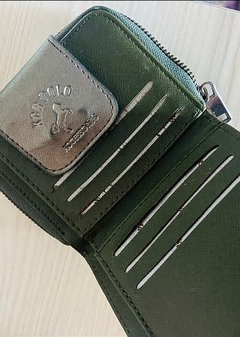 U.S Polo Assn. Fermuarlı Kahverengi Deri Kadın Cüzdanı