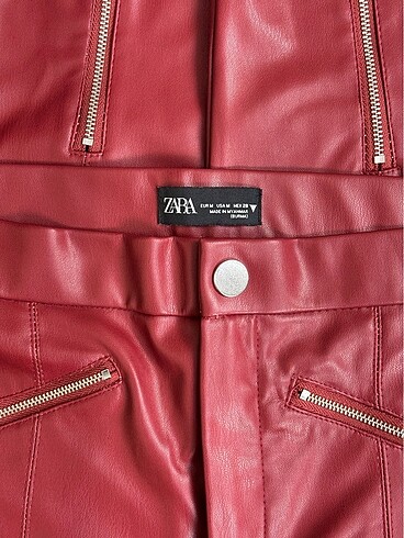 Zara Deri Pantolon - Görsel 5
