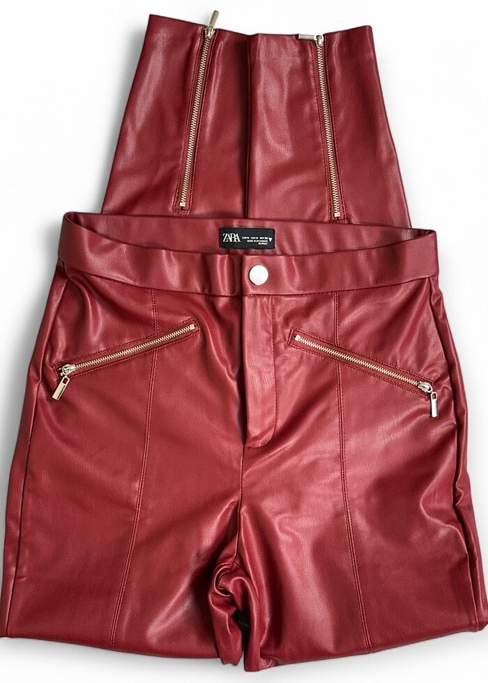 Zara Deri Pantolon - Görsel 3