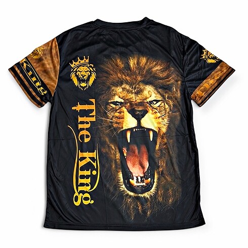Diğer 3D Full Baskı The King T-Shirt