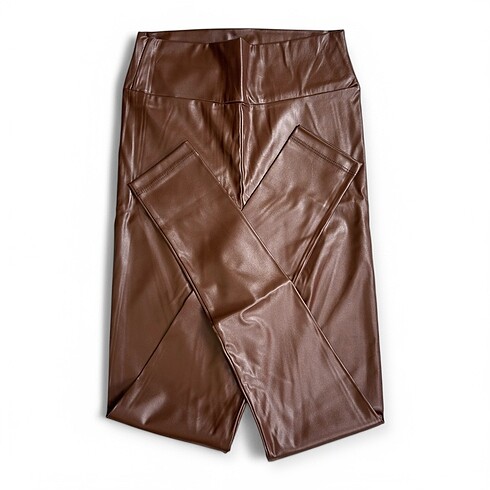 Yüksek Kalite Suni Deri Tayt - Görsel 2