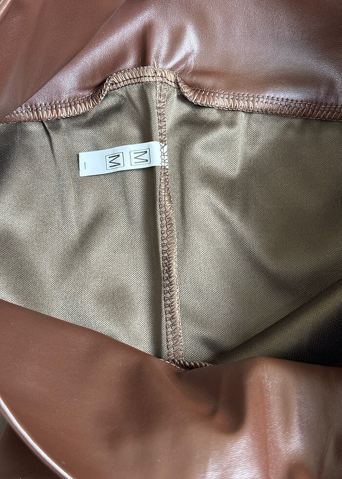 Yüksek Kalite Suni Deri Tayt - Görsel 4